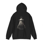 Nothing Is Real Ghost Hoodie in Black — back view