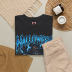Never Buried Scarecrow T-Shirt in Black — folded view