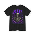 RIP Skeleton T-Shirt in Black — back view