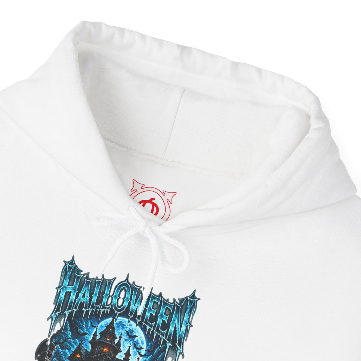 House of Souls Hoodie in White — front view