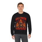 Worship the Dark Occult Sweatshirt in Black — model view