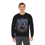 Midnight Vows Gothic Bride Sweatshirt in Black — model view