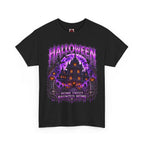 Haunted Home T-Shirt in Black — front view