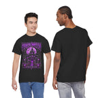 Enter If You Dare Haunted House T-Shirt in Black — model view