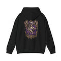 Iris Hoodie in Black — back view