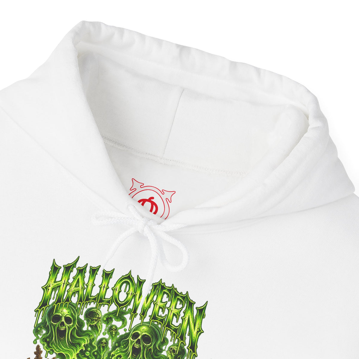 Magic Has a Price Cauldron Hoodie in White — front view