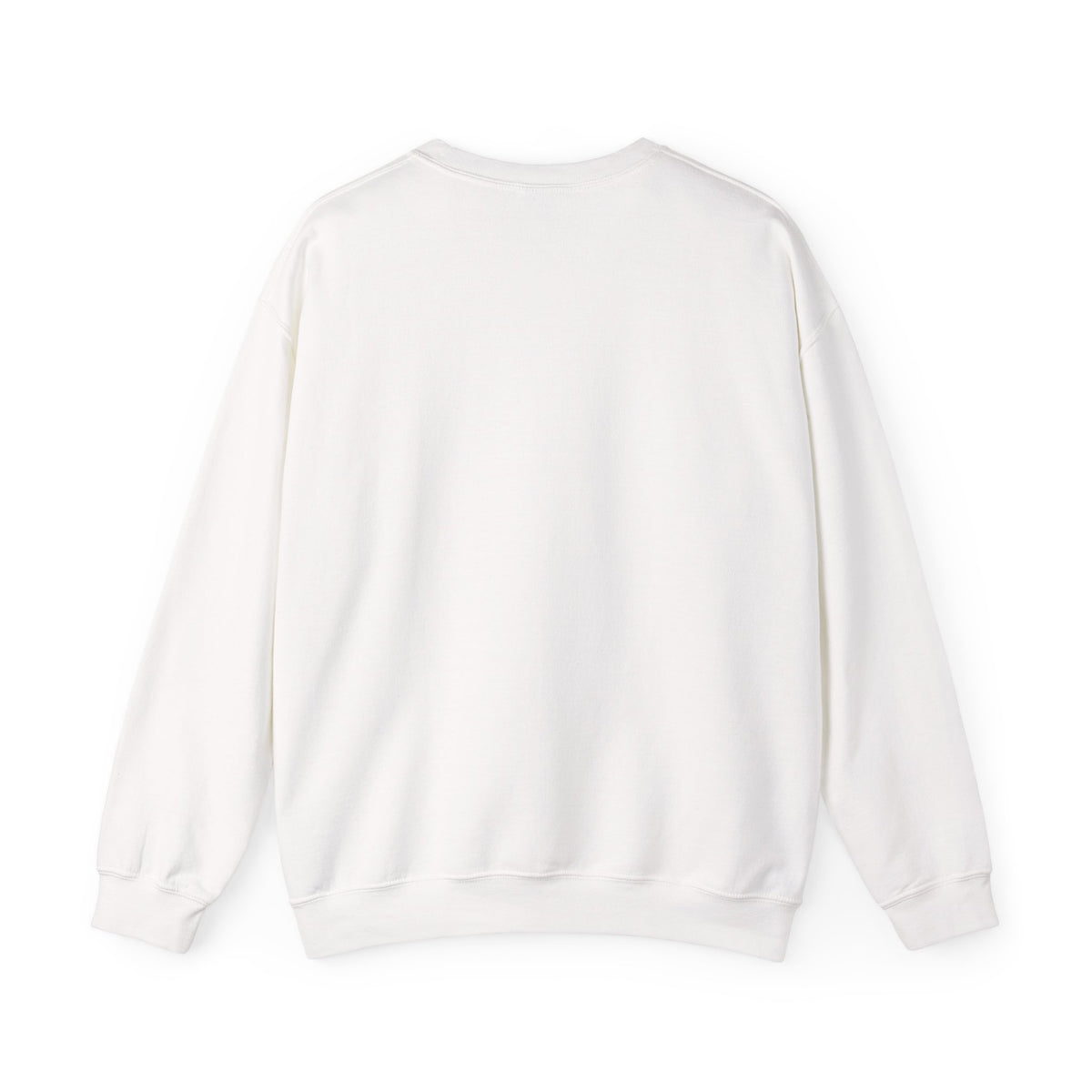 Not All Angels Sweatshirt in White — back view