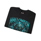 Ancient Awakening Tentacle Creature Sweatshirt in Black — folded view