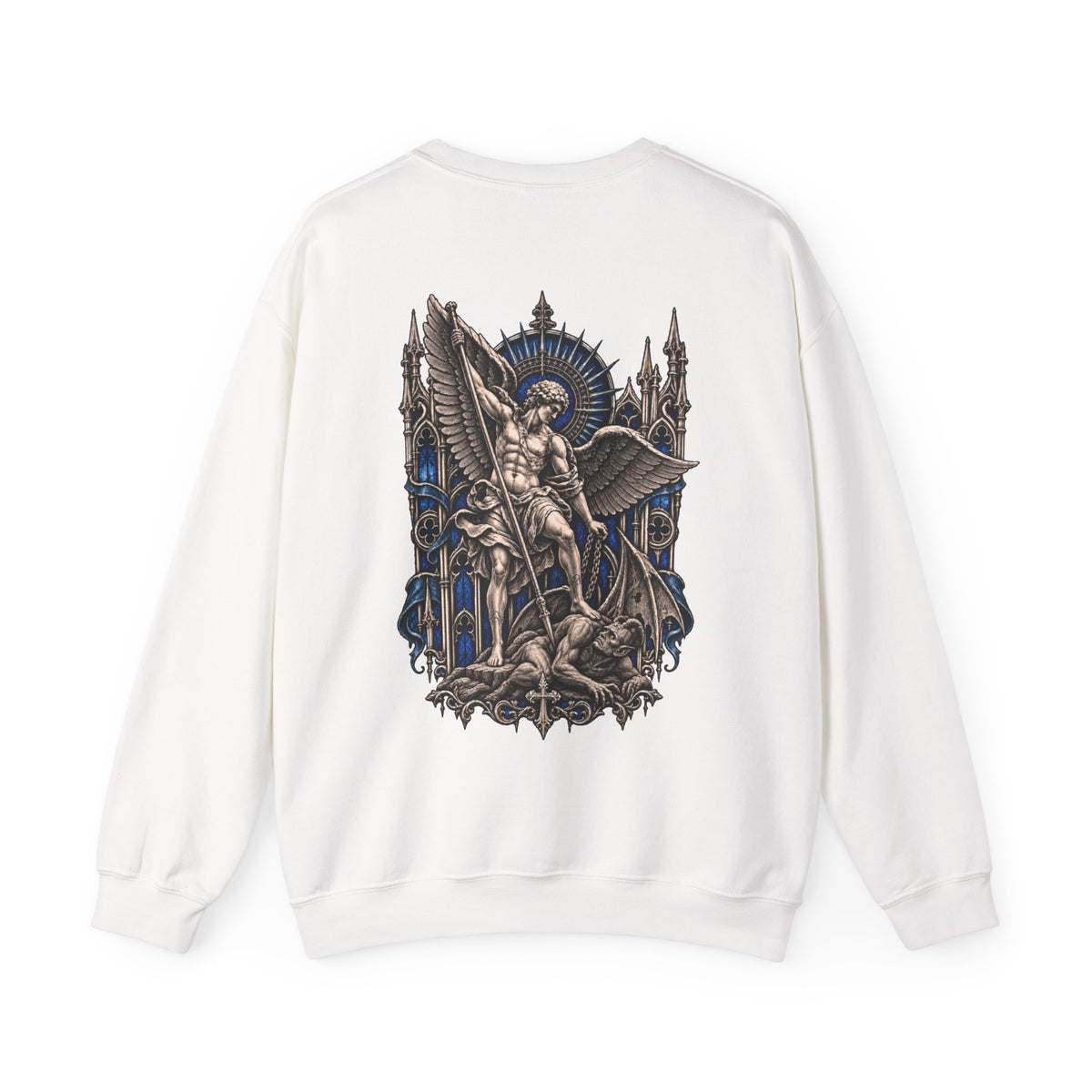 Stonewing Sweatshirt in White — back view