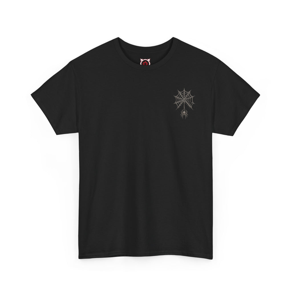 Spider Web T-Shirt in Black — front view
