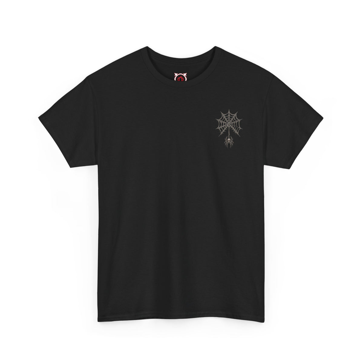 Spider Web T-Shirt in Black — front view