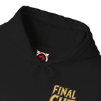 Final Cut Horror Mask Hoodie in Black — front view