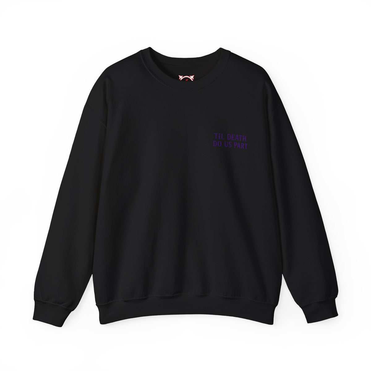 Til Death Grim Reaper Sweatshirt in Black — front view