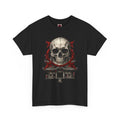 Skull Temple T-Shirt in Black — front view