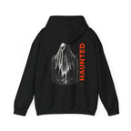Haunted Ghost Hoodie in Black — back view