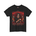 Beauty of the Dead Gothic Portrait T-Shirt in Black — front view