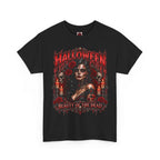 Beauty of the Dead Gothic Portrait T-Shirt in Black — front view