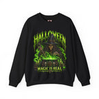 Magic Is Real Witch Sweatshirt in Black — front view