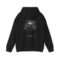 Nothing Lasts Forever Skull Hoodie in Black — back view