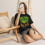 Magic Has a Price Cauldron T-Shirt in Black — model view