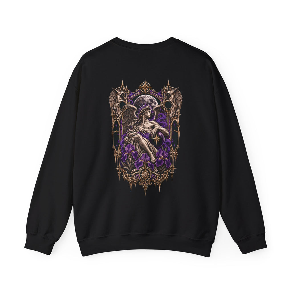 Iris Sweatshirt in Black — back view