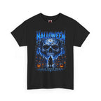 Fear Never Dies Skull T-Shirt in Black — front view