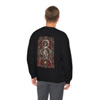 Moonveil Sweatshirt in Black — back print on model