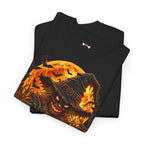 Fear Lives Here Scarecrow T-Shirt in Black — folded view