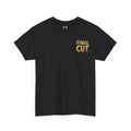 Final Cut Horror Mask T-Shirt in Black — front view