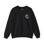 Crescent Skeleton Sweatshirt in Black — front view