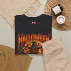 Never Forgotten Scarecrow T-Shirt in Black — folded view