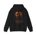 Keep the Night Alive Skeleton Hoodie in Black — back view