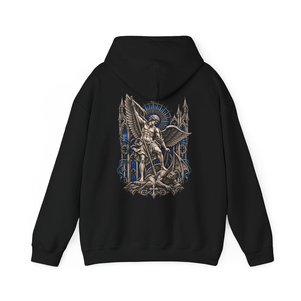 Stonewing Hoodie in Black — back view