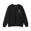Trick or Die Halloween Sweatshirt in Black — front view