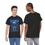 Fear Never Dies Skull T-Shirt in Black — model view