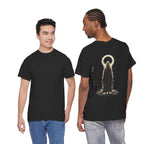 Pale Halo Ghost T-Shirt in Black — model view
