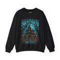 Midnight Manor Haunted House Sweatshirt in Black — front view