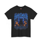 Black Cat Omen T-Shirt in Black — front view