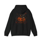 Carve Your Destiny Pumpkin Hoodie in Black — back view