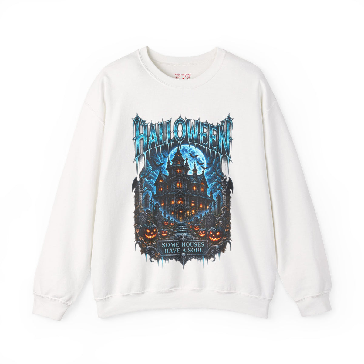 House of Souls Sweatshirt in White — front view