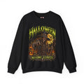 No One Leaves Scarecrow Sweatshirt in Black — front view