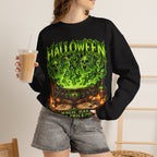 Magic Has a Price Cauldron Sweatshirt in Black — model view