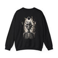 Eclipse Skeleton Sweatshirt in Black — back view