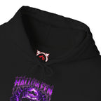 Deepest Fear Skull Hoodie in Black — front view