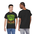 Magic Has a Price Cauldron T-Shirt in Black — model view