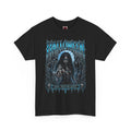 She Never Left Ghost T-Shirt in Black — front view