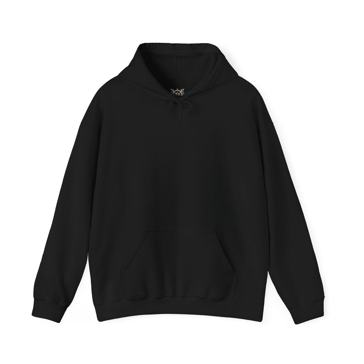 Vigil Hoodie in Black — front view
