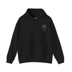 Spider Web Hoodie in Black — front view
