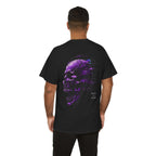 Reality Is Poison Glitch Skull T-Shirt in Black — model view