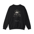 Nothing Lasts Forever Skull Sweatshirt in Black — back view